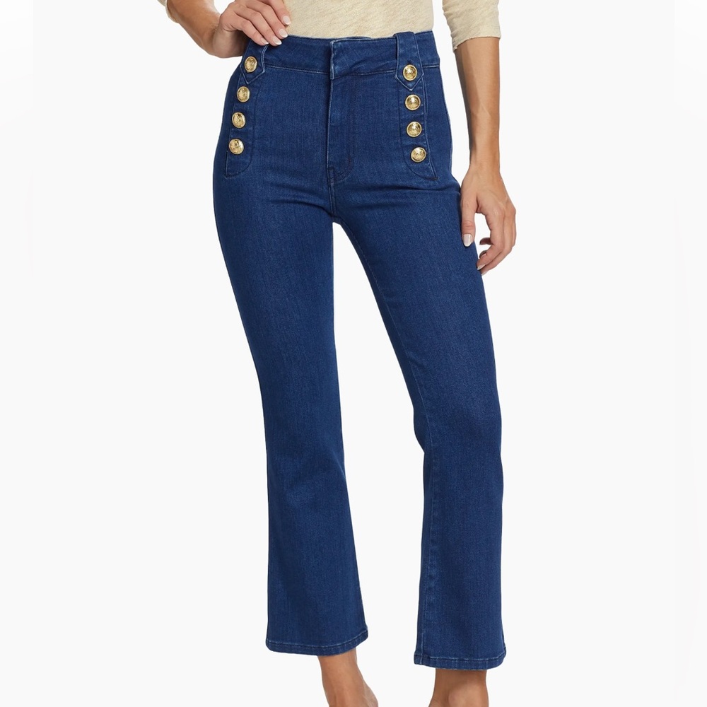 10 Crosby Derek Lam Robertson Cropped Sailor Jeans